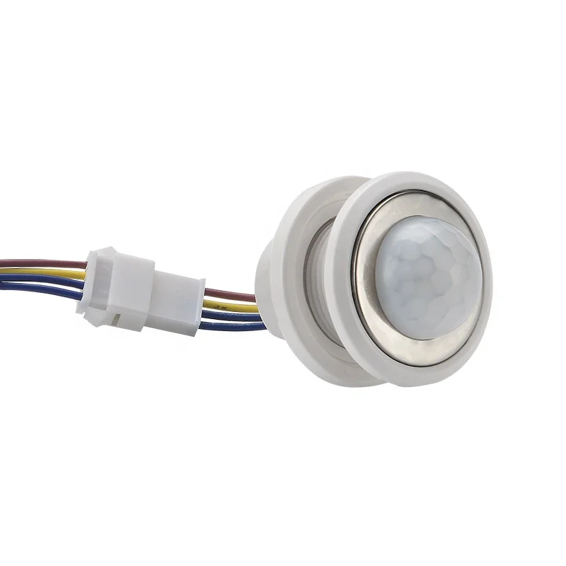 AC85-265V Small Adjustable PIR Motion Sensor Switch Detector for LED Light