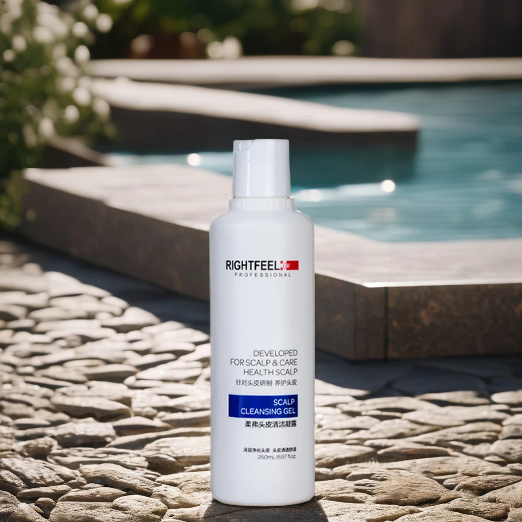 RIGHTFEEL scalp deep cleansing gel hair refreshing fluffy scalp clean and breathable.