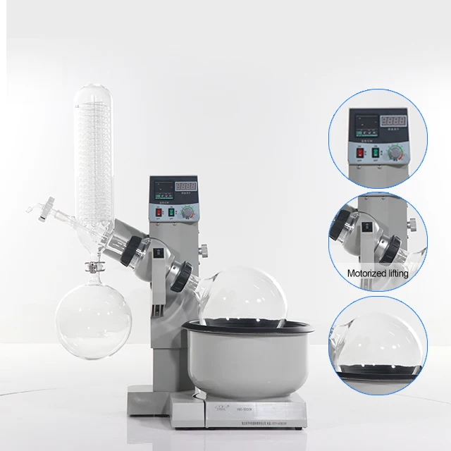 High Quality 5L Rotovap Rotary Evaporator Spinning Band Distillation