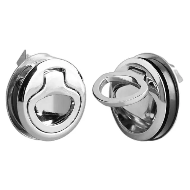 2 inch Black Latch for RV Boat Marine Deck Hatch 1/2  inch Flush Slam Latch