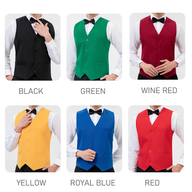 Sleeveless Solid Color Running Puffer Vest Single Button V Neck Photographer Slim Fit Vestes Pour Hommes