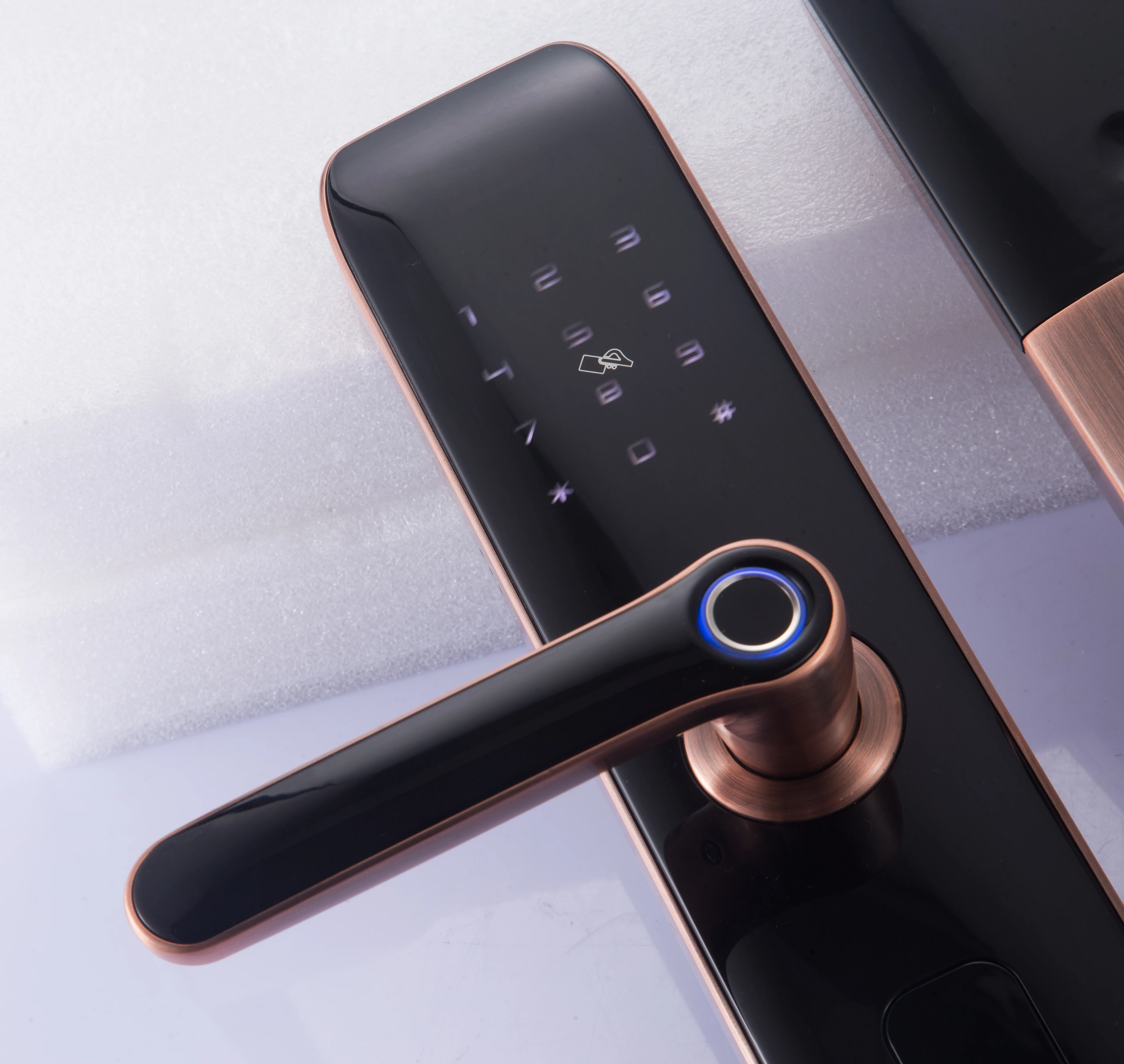 Cheap wifi electronic smart door lock, fingerprint digital door lock