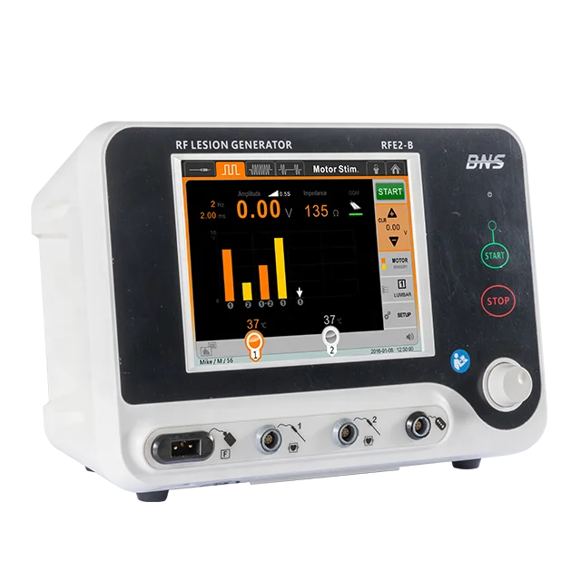 Medical RF Lesion Generator with 2-Channels  and RF Thermocouple electrode to treat Pain, made in China