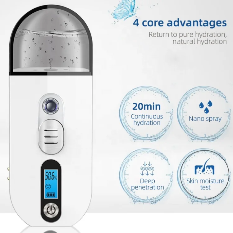 Portable Humidifier Nano Mister Facial Steamer Device Beauty Spray Hydrating facial mist sprayer
