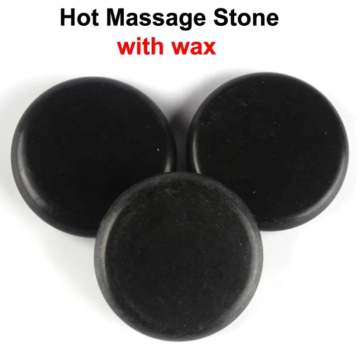 NAIL TALK  Low Price Wholesale Moon Shape Natural Black Basalt Spa Hot Stone Massage