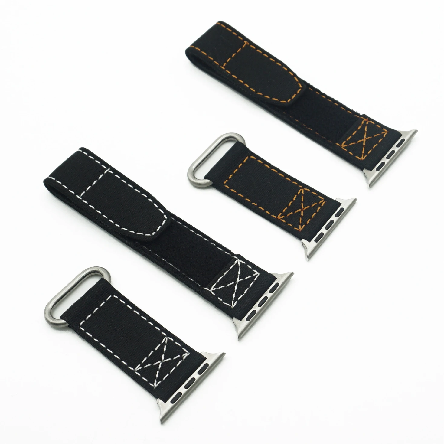 JUELONG Hook and Loop Nylon Strap Compatible Watch Band Breathable Sport Nylon Accessories Bracelet Wristband for Watch Series 8