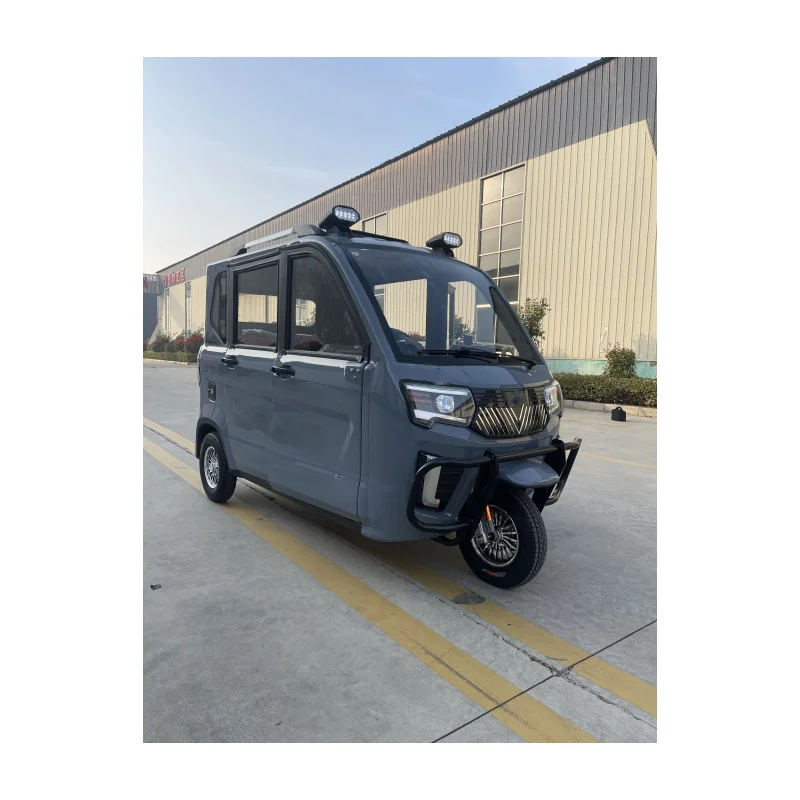 Jiulong Factory Direct Export Fully Enclosed Electric Three-wheeled Passenger-carrying Tricycle 1200W Mobility Tricycle