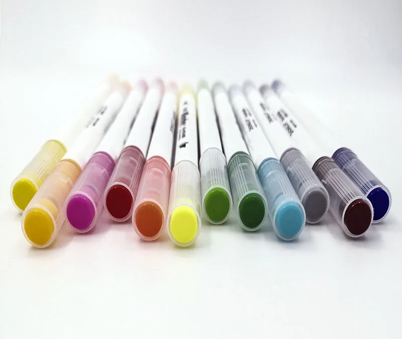 Dual Tip Multi Color Fabric Markers Permanent Textile Marker Pen