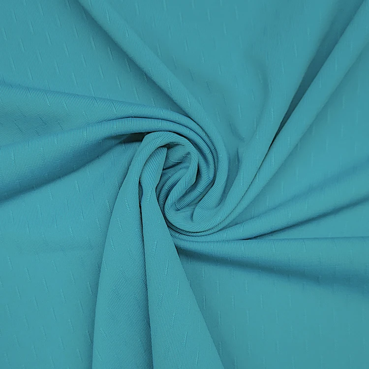 New Fashion Knitted Stretch Fabric 86 Nylon 14 Spandex Material Jacquard Fabric For Clothing