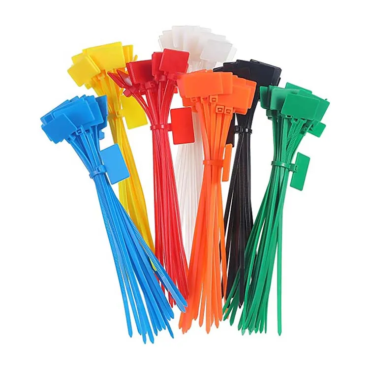 Self locking colorful cable ties 6 inches, heavy PL