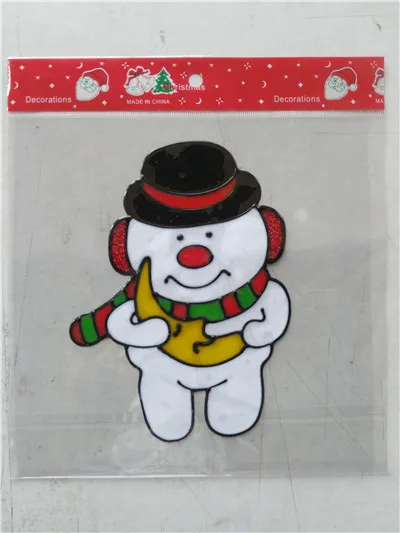 Изготовление на заказ рождественское Стекло окно стеклянная пленка аниме наклейки