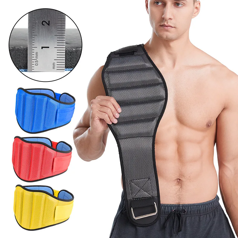 Gym Weight lifting Belt Black Body Building Fitness Exercise Training Back Support EVA Waist Corset Belt
