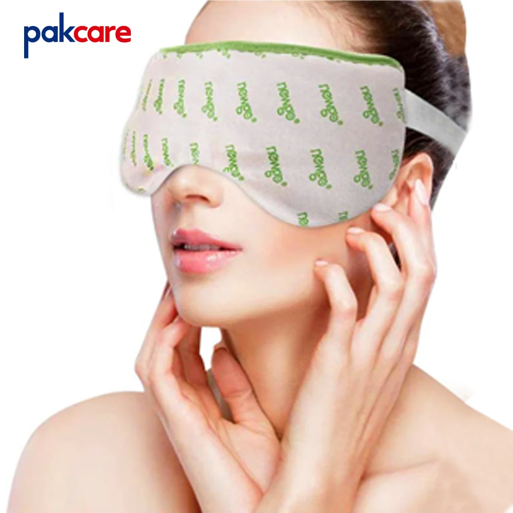 Lavender scented plush mask Microwavable heating clay beads eye mask