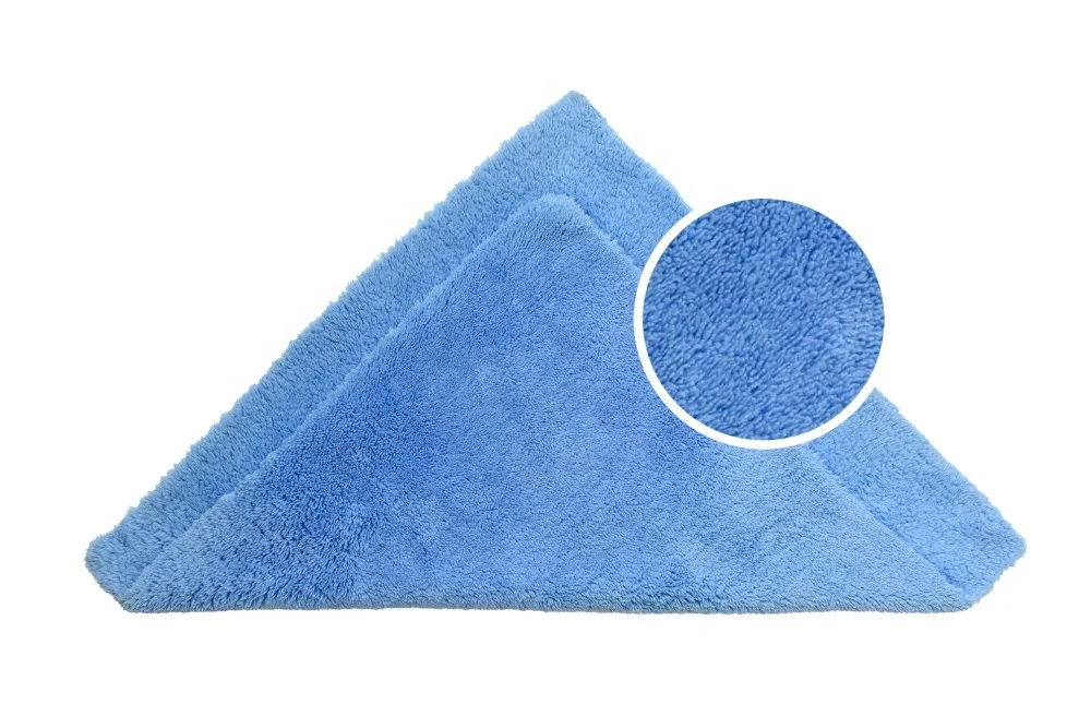 Custom logo quick dry edgeless polishing wax auto care no scratch detailing microfibre towel