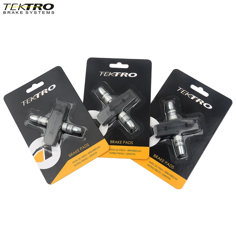 Tektro Rim Brake Shoes 836.12V Mountain Bike V Brake Pad for Aluminum Alloy Wheel V Brake Pad