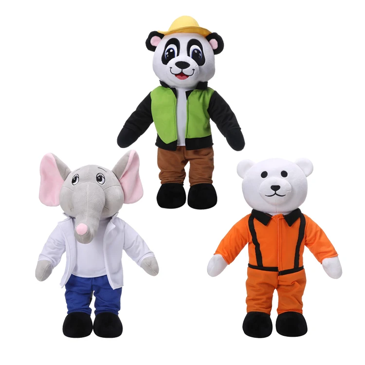 Симпатичные плюшевые мишки от производителя медведи пожарного игрушки индивидуальная форма мягкие игрушка