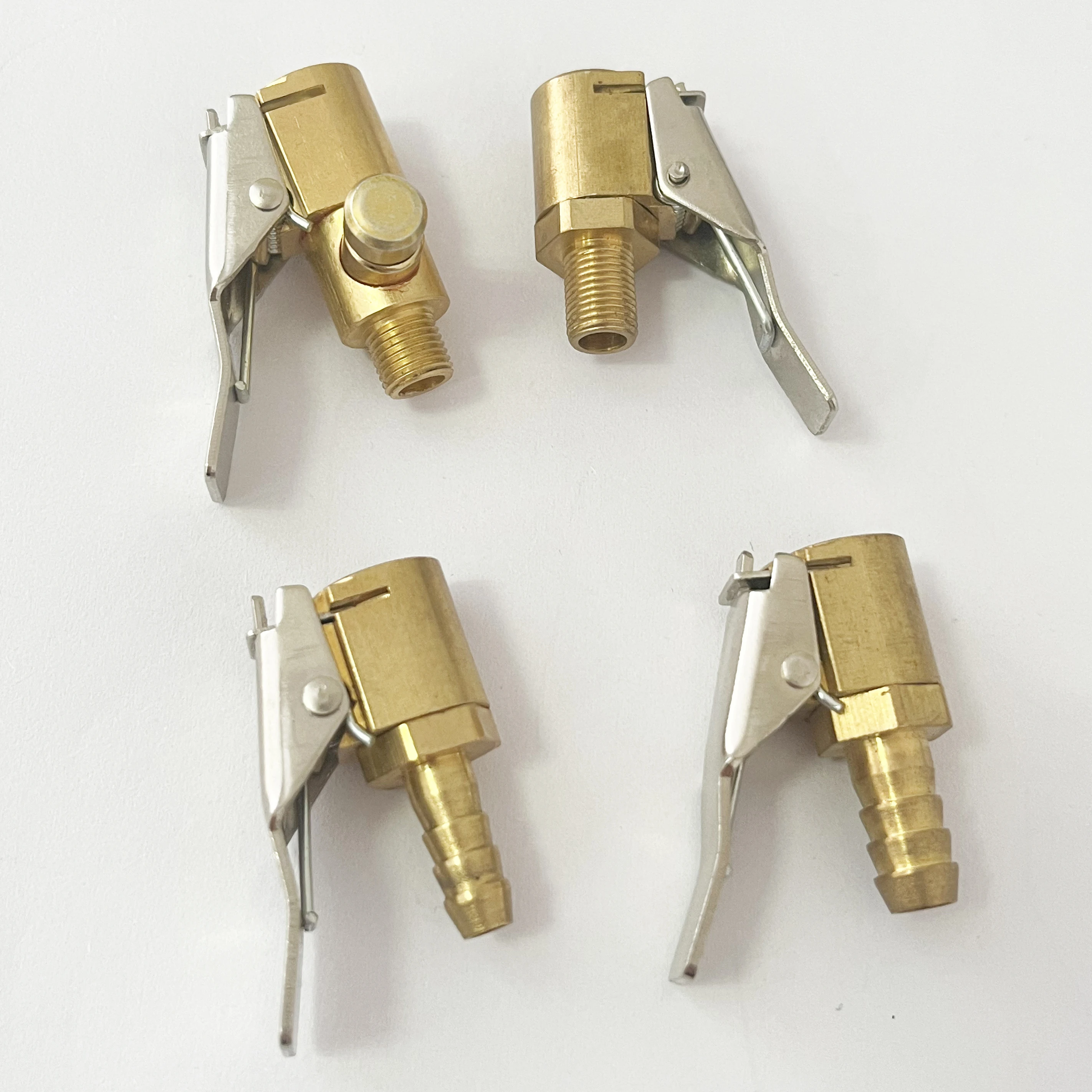 Tyre Quick Inflation Clip Portable Car Tyre Air Chucks,Brass Air control inflate+ deflate pump adapter nozzle extension Clip-on