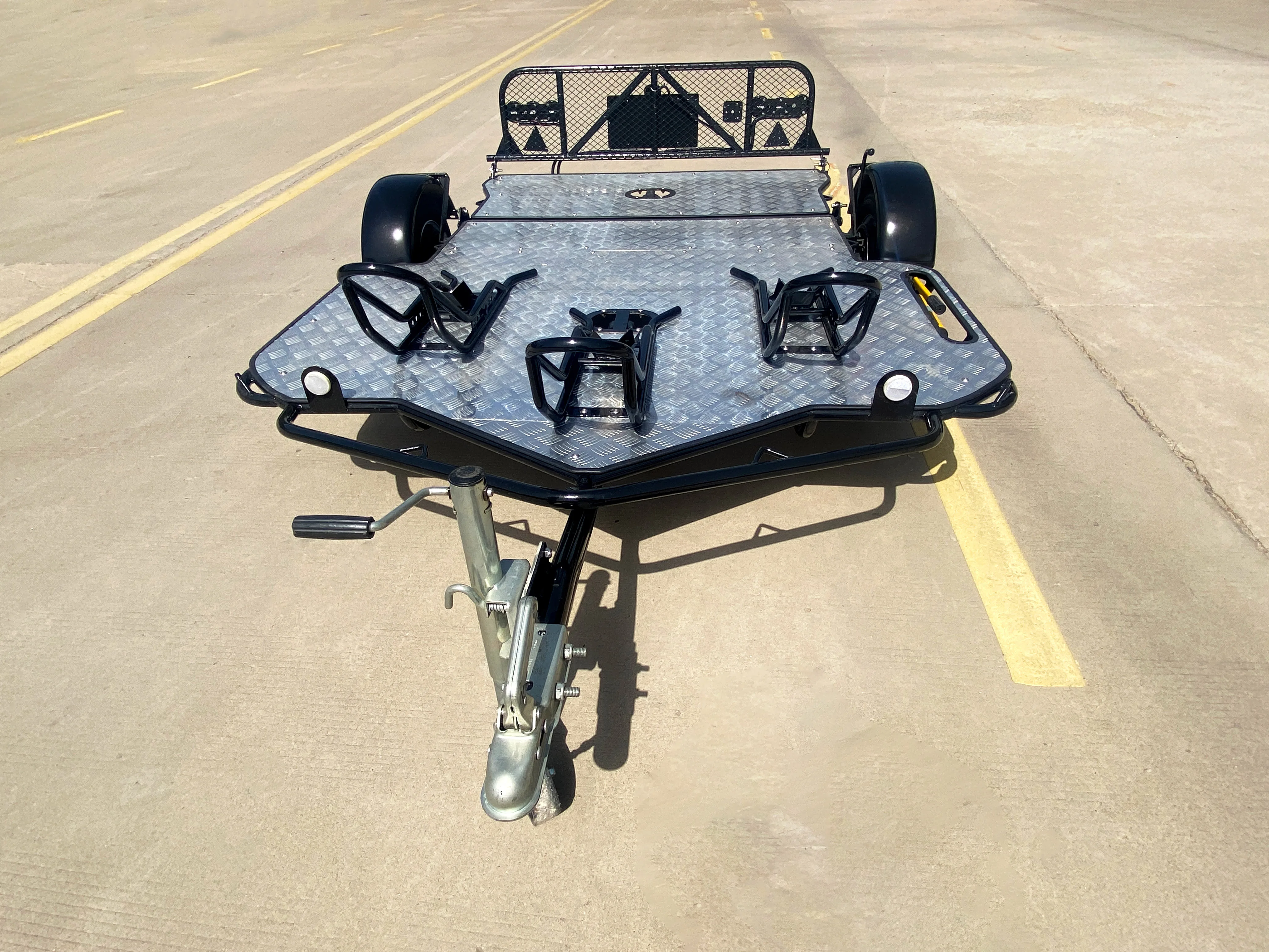 High Quality Three-Motorcycle Trailer for ATV & Motorcycle Transport