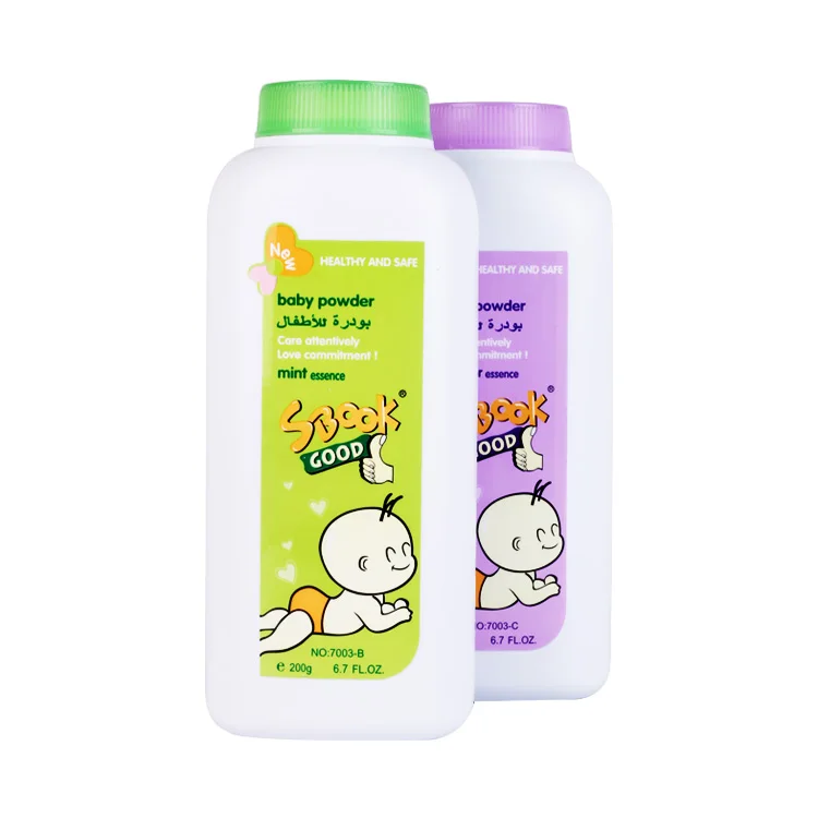 
Wholesale Baby Talcum Powder Bathing Care Wholesale 200g OEM Skin Care Sbook Baby Powder  (1600153014527)