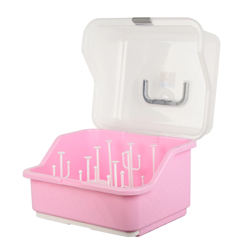 
Storage Box Feeding Plastic Baby Bottle Drying Rack 