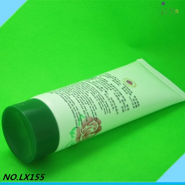 100ml Empty hand cream tubes cosmetic packaging ABL/PBL aluminum plastic laminated face cream tube with screw cap