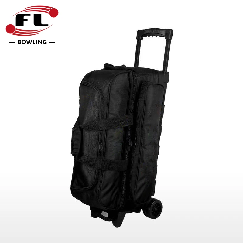 wholesale bowling bags 3 Balls Trolley Bowling Ball Bag with Wheels