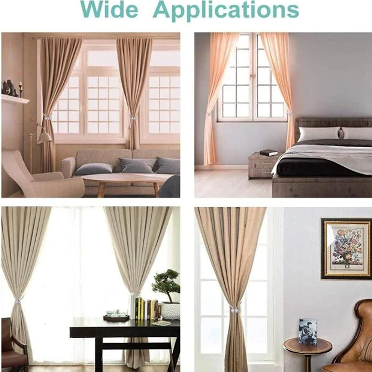 Unique products modern window curtain tieback for home bedroom office decorative curtain