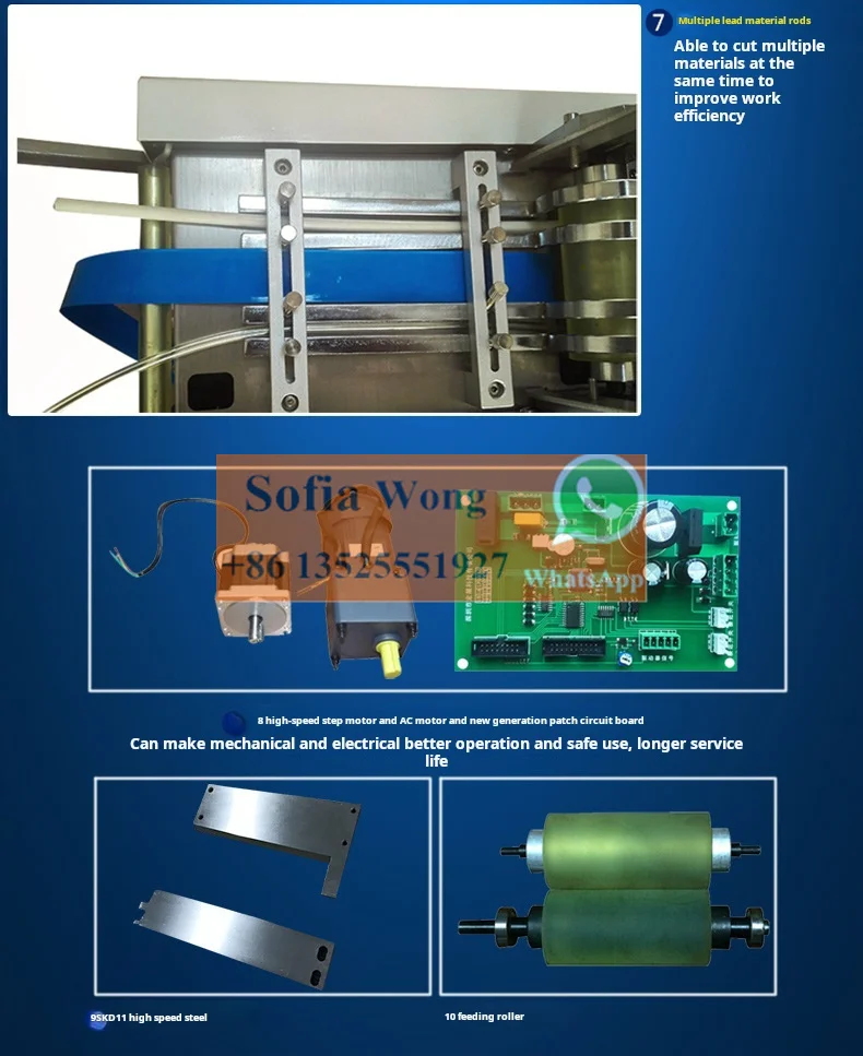 Automatic Large Cable Cutting Stripping Machine Multi Copper Cables Wires Cutting and Stripping Machines