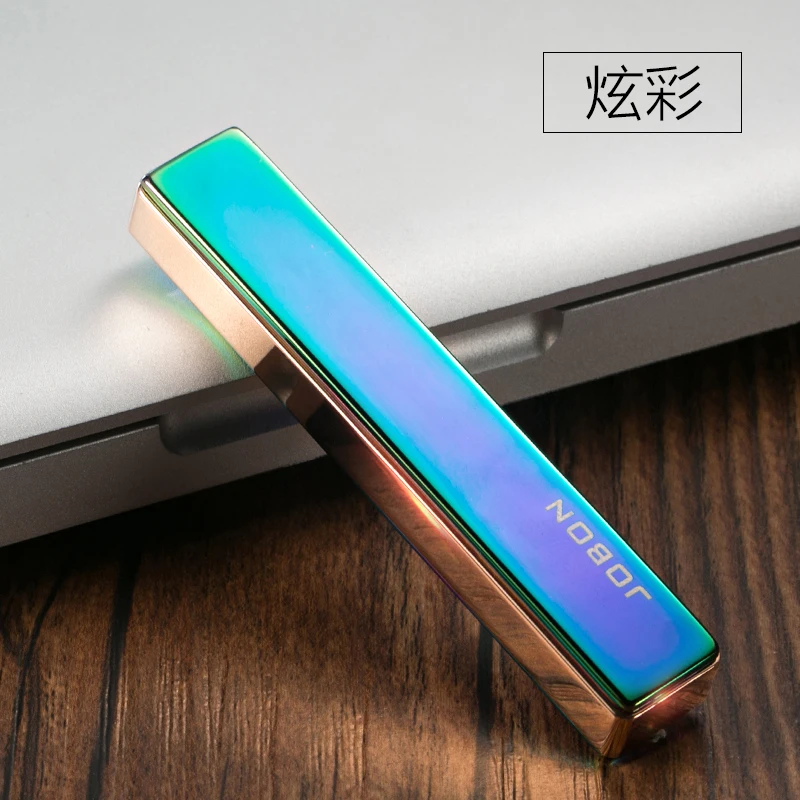  Металлическая зажигалка для сигарет JOBON индивидуальная USB электрическая перезаряжаемая с пользовательским логотипом оптовая