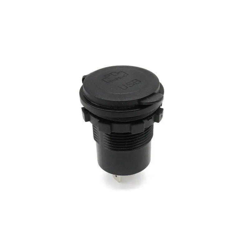 Install Usb Port In Car Charging Usb C Pd 12V 2 Ports 3 And Type C Pd 12V-24V 60W Dual Usb Power Socket Outlet