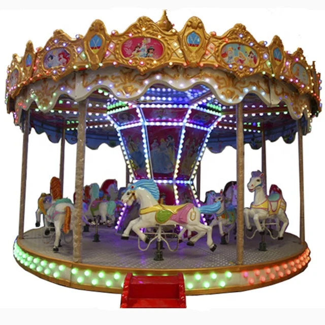 Factory price carousel horse amusement park rides amusement park swing carousel ride
