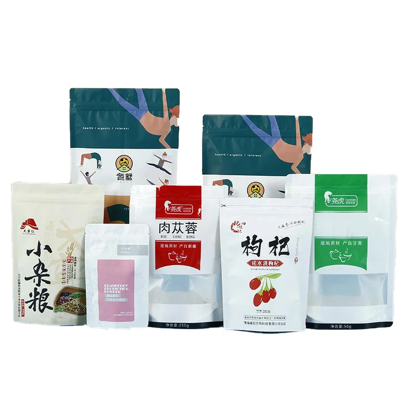 JIENUO Pack snack nut pouch packing machine ziplock zipper doypack pouch packaging bag packing machine