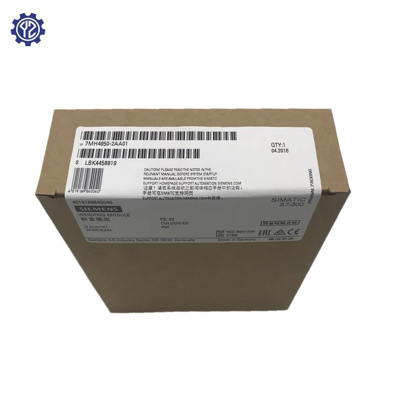 Original Siemens SIWAREX U WEIGHING ELECTRONICS FOR SIMATIC S7-300 AND ET200M 7MH4950-2AA01