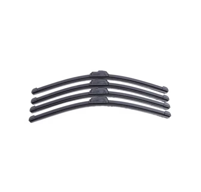 Universal silicone wiper blade universal wiper 14-26 inch U-shaped hook suitable for most models of windshield wipers
