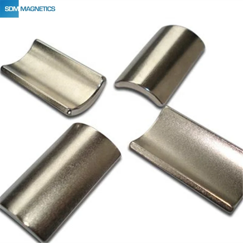 Customized Quality Certificated Neodymium Arc Magnets For Flywheel