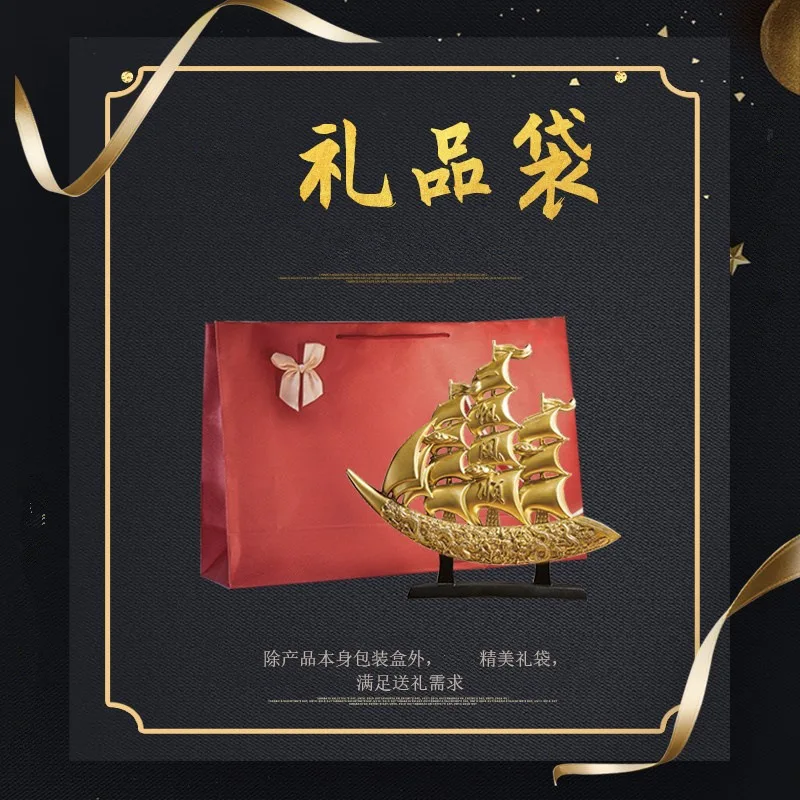 - Sail wind shun sailing boat decoration home wine cabinet light luxury living room office atmosphere housewarming gi