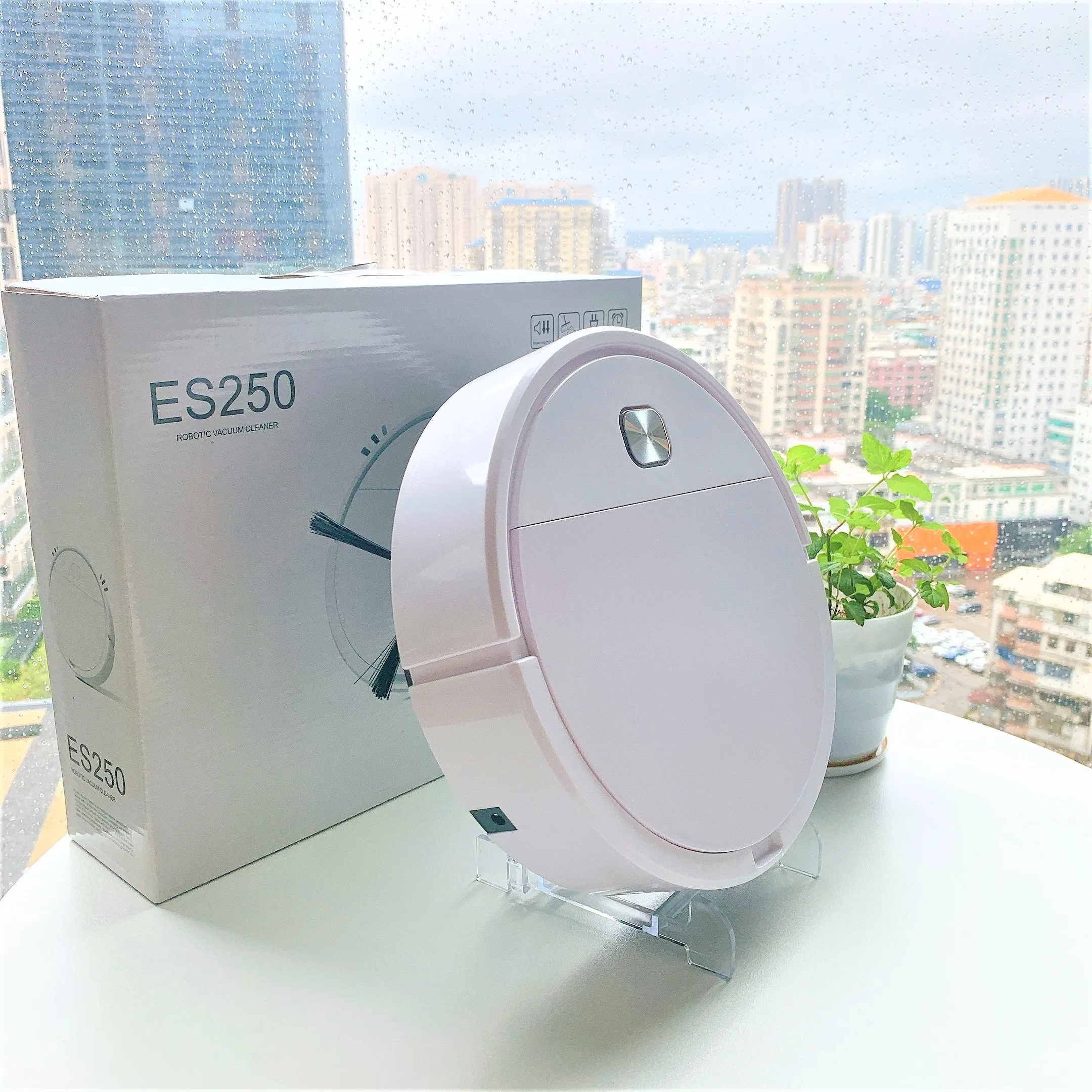 Robot Vacuum Cleaner Sweep With Mop For Hard Floors Run Automatically