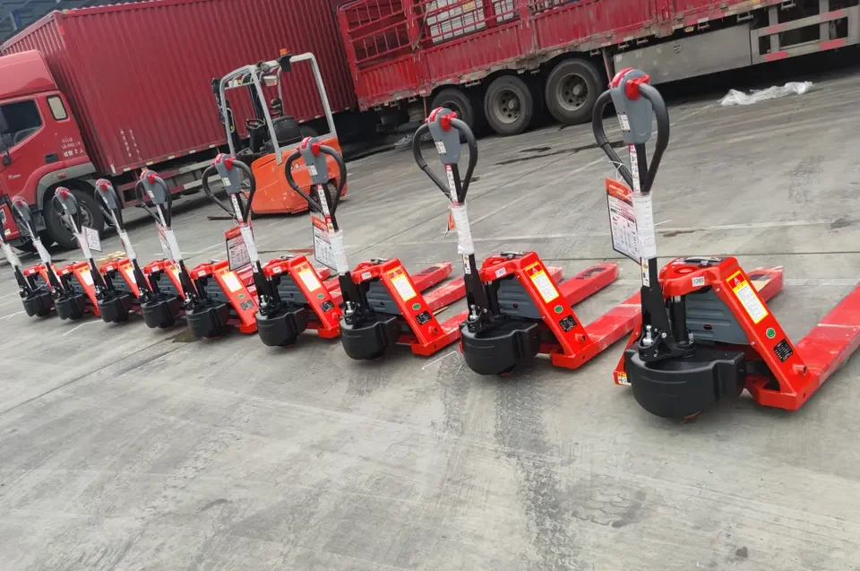 Shuncha 2ton 2000kg  4400lbs Electric Down and up New 24v Lithium Battery Electric Pallet Truck