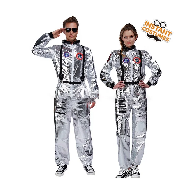 
Fancy dress Space Suit Adult Role Play jumpsuits couple astronaut uniform adult halloween cosplay costume 