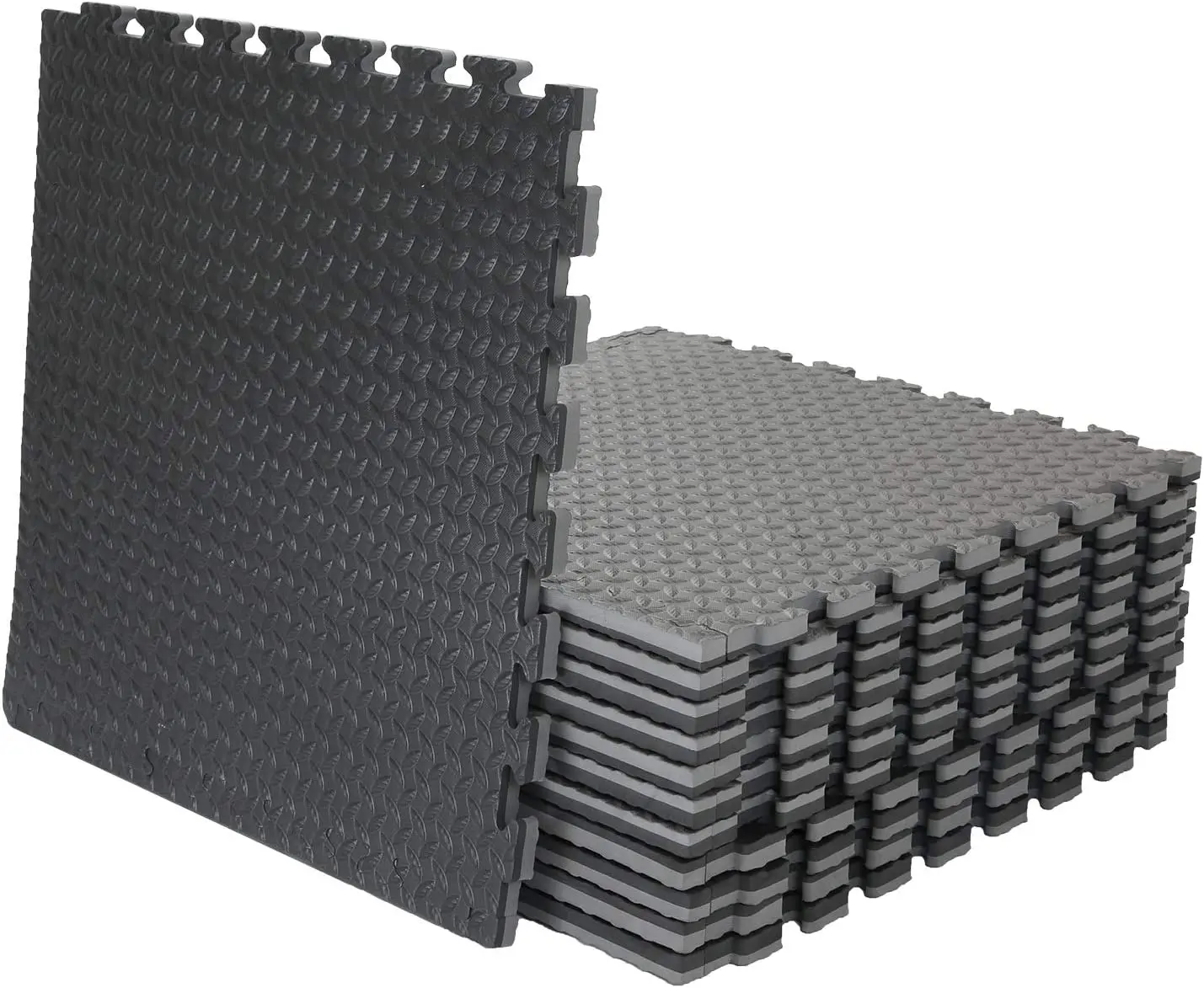 Honloy Anti-slip Eva Puzzle Mat 1X1m Gym Flooring Mats Fitness Center Puzzle Exercise Mats Interlocking Puzzle Tiles