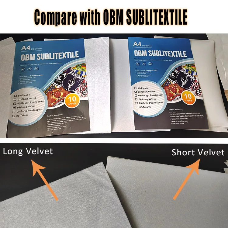 Angelacrox Satin Pearlescent Sublimation Obm Transfer Paper For 100% Cotton Dark Fabric Transfer Tshirt Obm Sublitextil Film