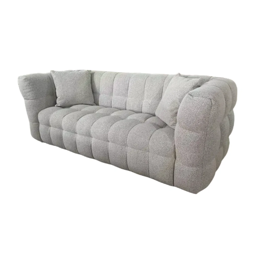 Factory custom villa house leather fabric soft sofa furniture splicing hotel lobby luxury living room sofa