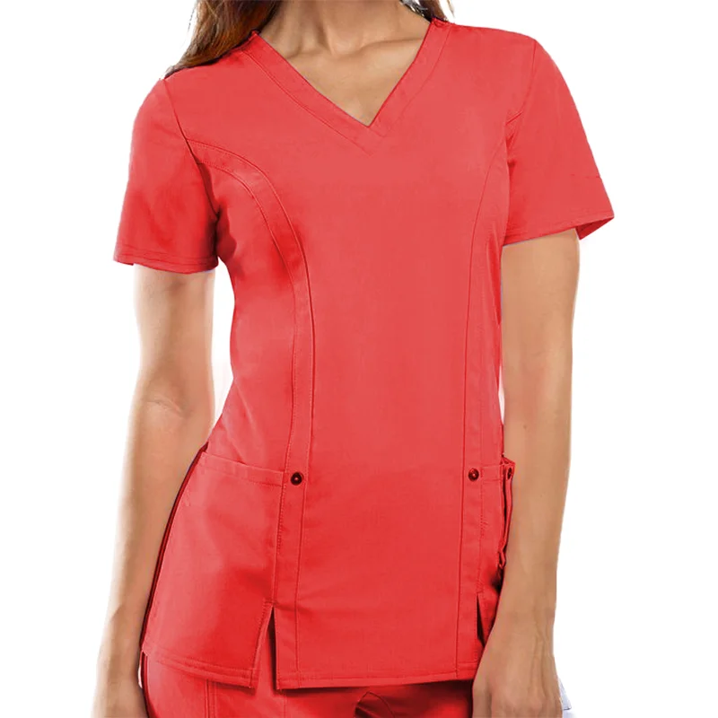 Good Quality Women Stretch Jogger Scrub Sets Uniform Stylish Medical White Set Uniform For Women