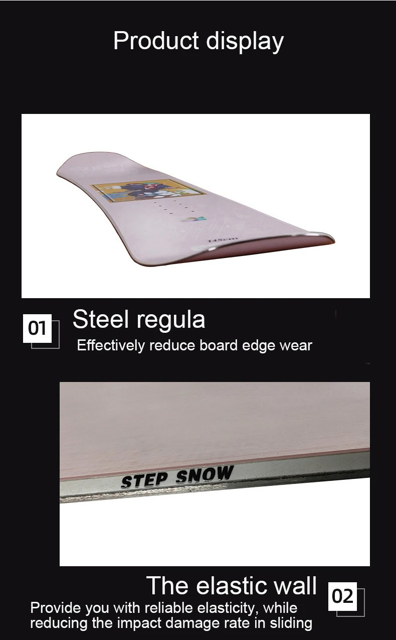 High-quality factory price  Lightweight Skis Best All-Mountain and Park Snowboards