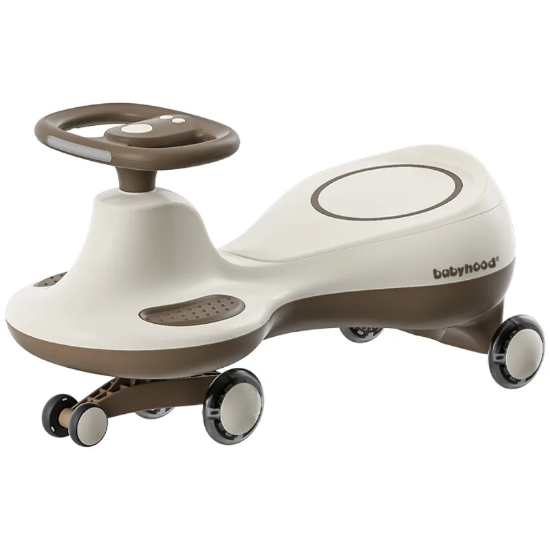 Children Twist Car Kid Ride-on Swing Car Plastic 360 Degree Rotating Happy Baby Swing twister Car