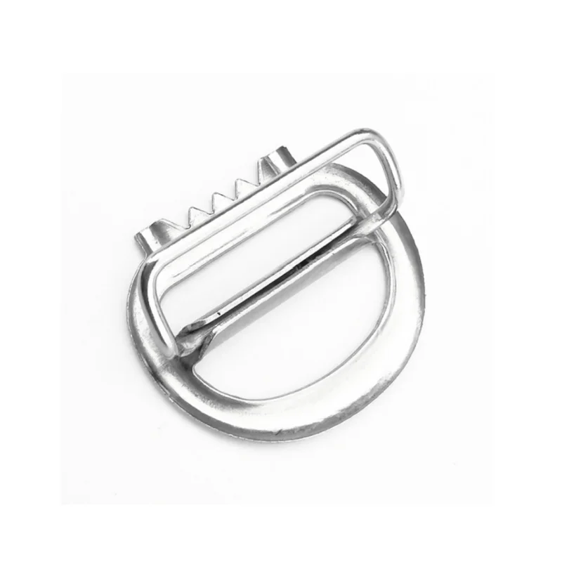 Hot Selling Double D Ring Belt Buckles Canvas Belt With D Ring Buckle Tri-Glide Slider Adjustable Buckle