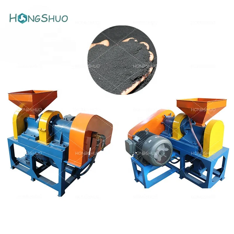Waste Tire Recycling Equipment Tire Grinder Direct Selling Factory