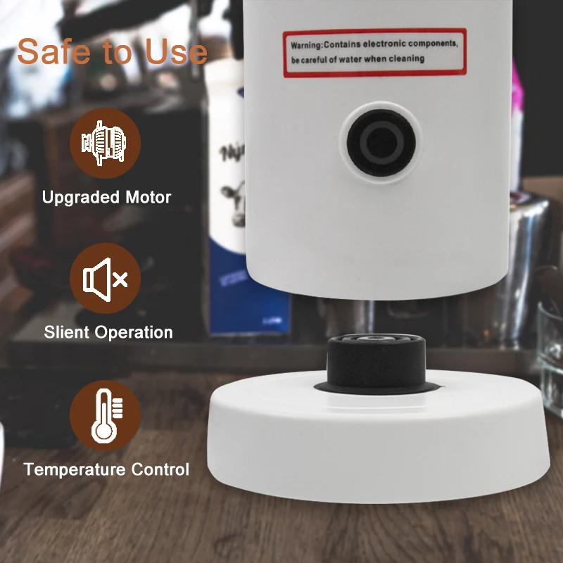 automatic electric milk frother coffee steamer with cup milk foam maker