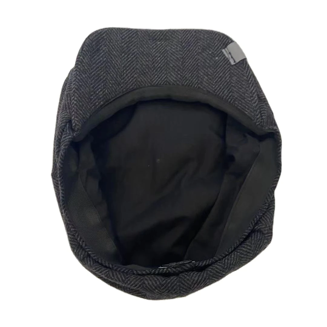 Китайские поставщики, Зимняя шерстяная шапка-Гламурница, плоская шапка для мужчин, ковбойская Кепка-Газетница, Кепка-Плющ