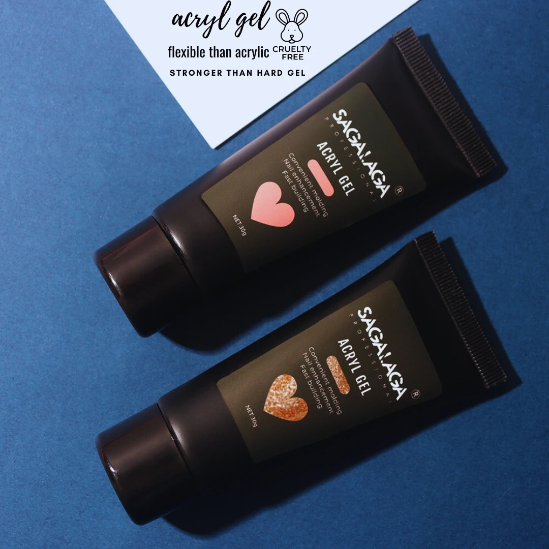 Nail Clear Poly Extension Gel 15g Builder Acrygel Nail Art Design for Nails Beginners